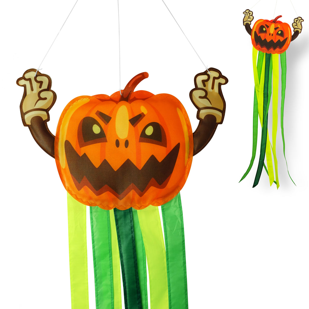 Pumpkin Windtail Halloween Hanging Decorations 42-inch