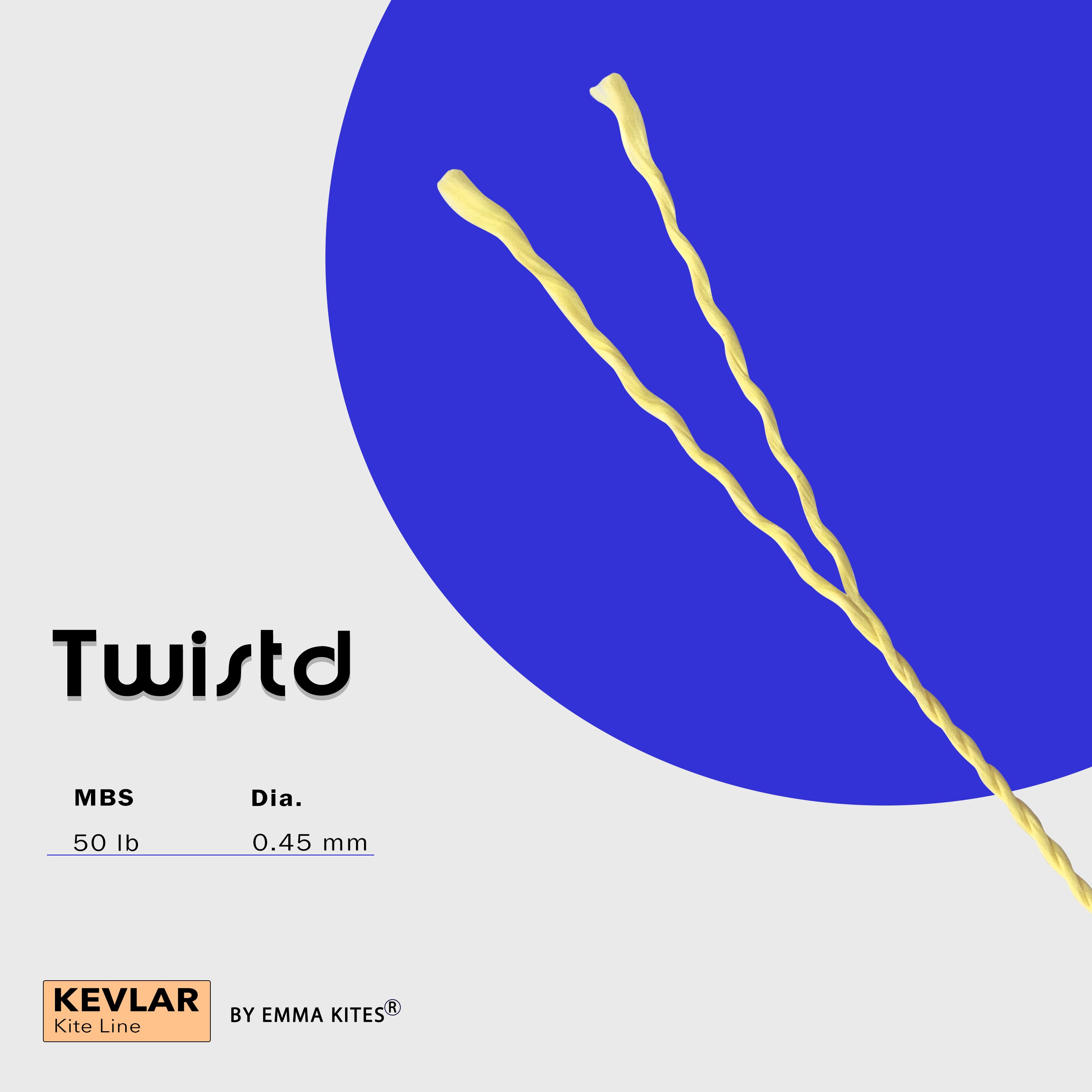 50Lb Twist Kevlar Line On Spool