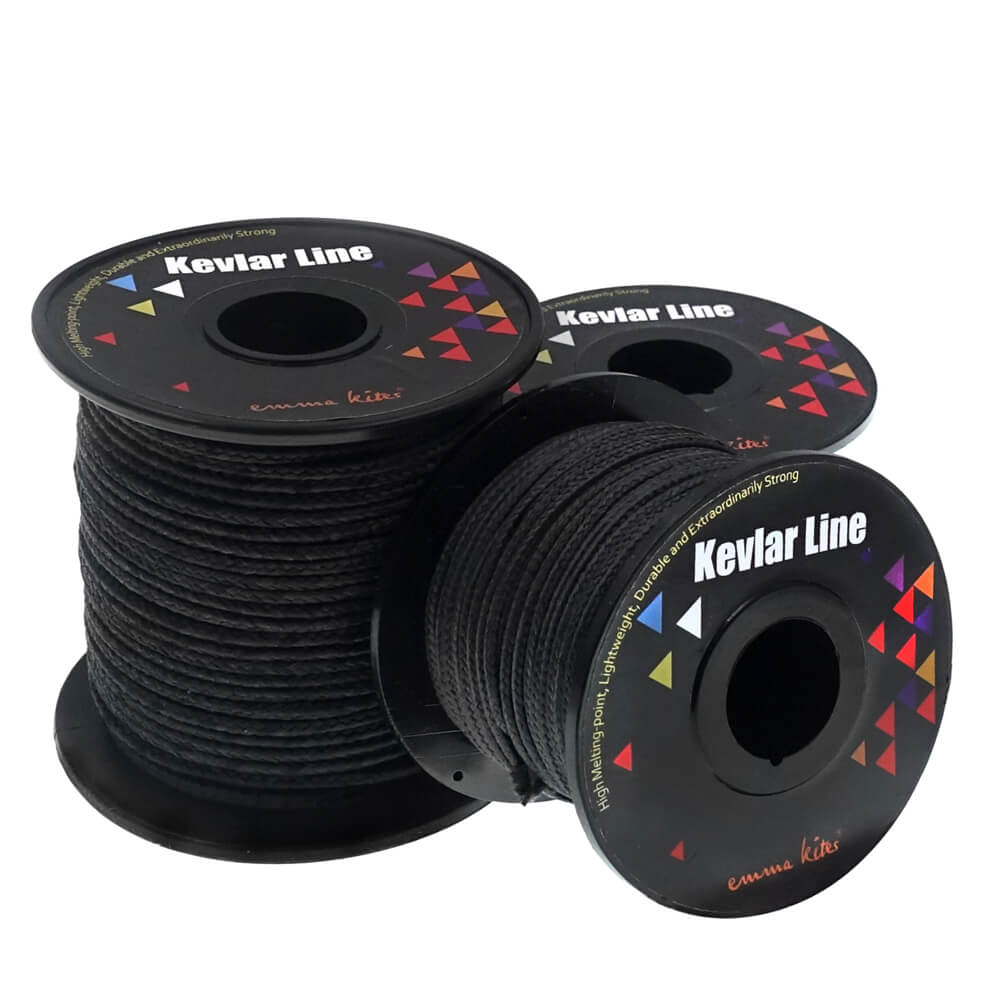 relayinert Nylon Fishing Lines Kite Wire Multifunctional Pragmatic Carp  Wires Solid Braided Solid Color for Repairing Fish-catching Usage Black 1Set